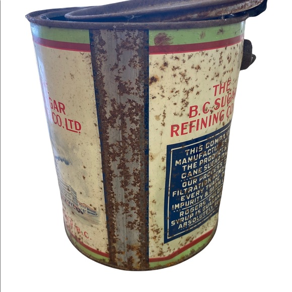 Vintage can with lid - Picture 8 of 8